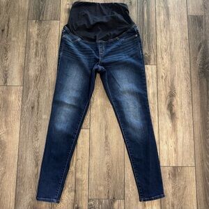 Isabel Maternity by Ingrid & Isabel Skinny Jeans Dark Wash Blue 4/27R Stretch